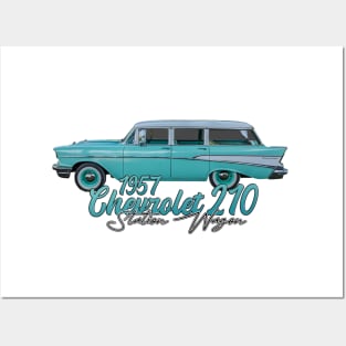 1957 Chevrolet 210 Station Wagon Posters and Art